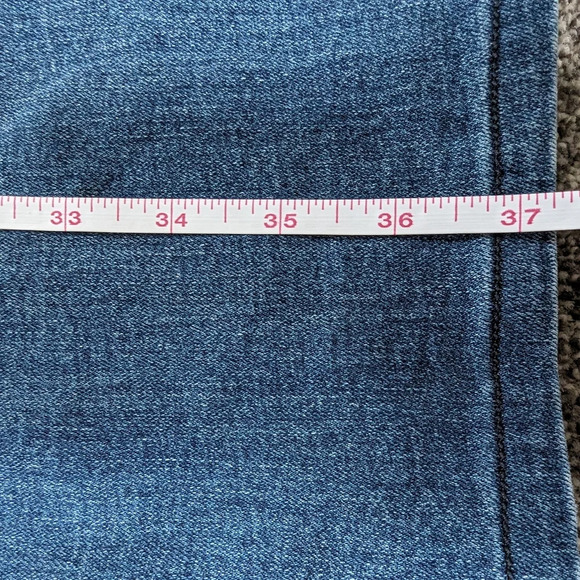 FDJ Floral Embroidered Blue Women's Skinny Jeans size 8 - Picture 5 of 8